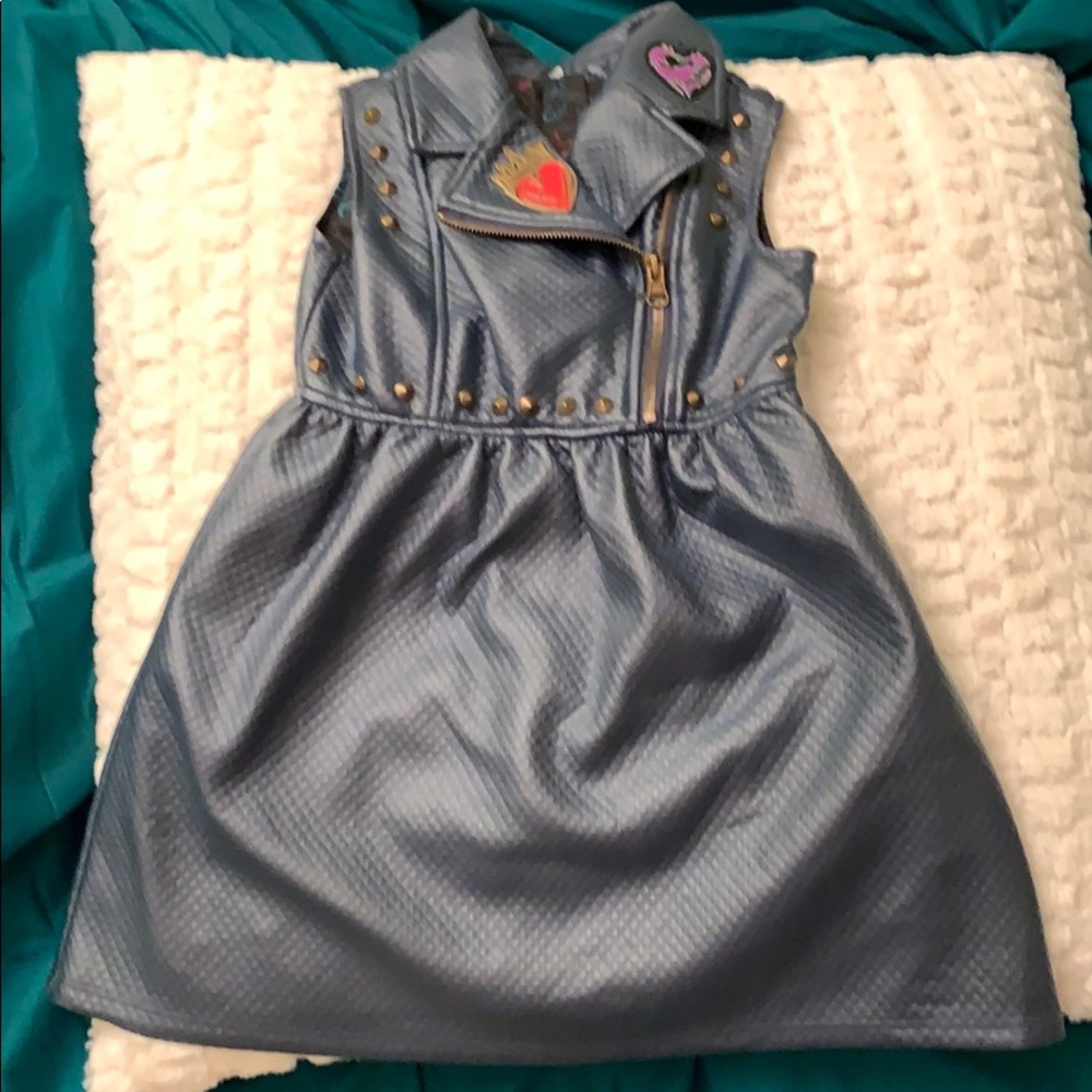 Evie descendants faux leather dress